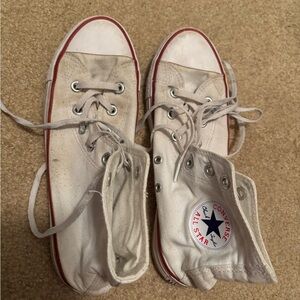 Converse White High-Top Sneakers Classic Design